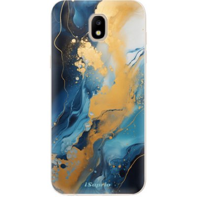 iSaprio - Blue Gold Marble - Samsung Galaxy J5 2017 – Zboží Mobilmania