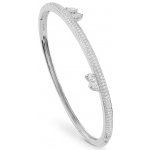 Guess Stříbrný pevný náramek se zirkony Nuances JSBB04511JWRH 5,5 cm – Zboží Mobilmania