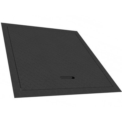 Scobax Steelsafe hranatý poklop 954 x 954 mm černá – Zboží Mobilmania