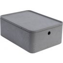 CURVER BETON M úložný box s víkem 34x25x13cm 8L 04777-021