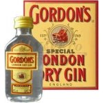 Gordon's Dry Gin 37,5% 0,05 l (holá láhev) – Sleviste.cz
