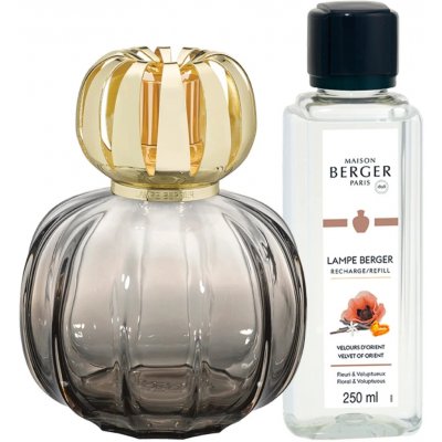 Maison Berger Corali katalytická lampa Grey + náplň Velvet of Orient 250 ml – Zboží Dáma