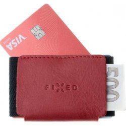 FIXED kožená peněženka Smile Tiny Wallet se smart trackerem Smile Pro červená FIXSM-STN2-RD