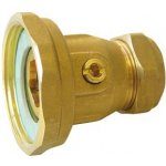 IVR šroubení k čerpadlu s vestavěným kulovým kohoutem s připojením na měděné trubky 1"1/2 x 28 mm – Sleviste.cz