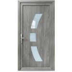 OknaDvereNaMiru.cz Vchodové dveře STYL 106 ořech 110 x 220 cm – Hledejceny.cz