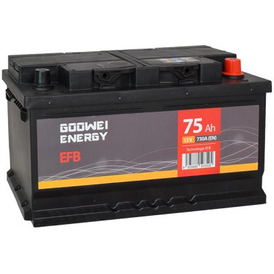 GOOWEI ENERGY 12V 75Ah 730A EFB75 – Hledejceny.cz