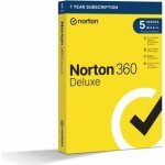 Norton 360 DELUXE 50GB 5 lic. 1 rok (21415000) – Zboží Živě