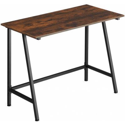 tectake 404421 psací stůl newton 100x50x77cm - industriální dřevo tmavé, rustikální – Zboží Mobilmania