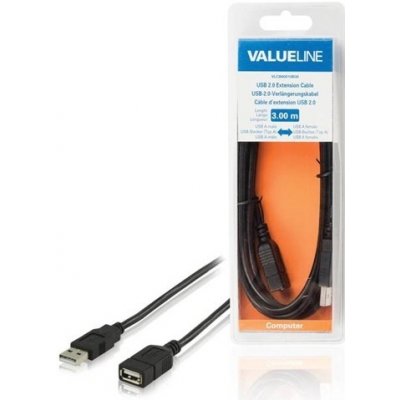 Valueline VLCB60010B30 USB-USB, 3m – Zbozi.Blesk.cz