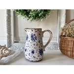 Keramický džbán s modrými růžemi Blue Rose – Sleviste.cz