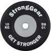 Činka a závaží StrongGear Závodní gumový 10kg – 50mm