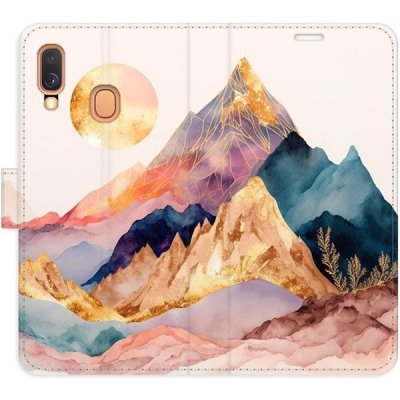 Pouzdro iSaprio flip Beautiful Mountains Samsung Galaxy A40 – Zboží Mobilmania