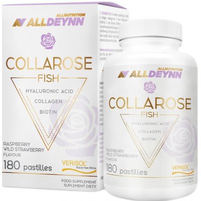 Alldeynn CollaRose Fish Pastilky malina/lesní lahoda 180 tablet – Hledejceny.cz