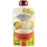 Rudolfs BIO kapsička broskev banán a celozrnná ovesná kaše 110 g – Zboží Dáma