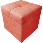 Well Done Taburet s úložným prostorem kostka 1 měkká 40x40 různé barvy 100 černá – Zboží Dáma