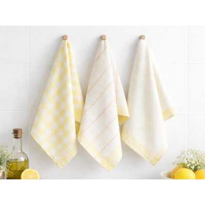 XPOSE® ALVARO 50x70 cm žluté 3 ks – Zboží Dáma