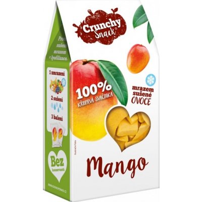 Crunchy Snack Plátky manga mrazem sušené 20 g – Zbozi.Blesk.cz