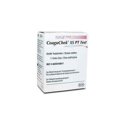 CoaguChek Testovací proužky XS pro přístroj CoaguChek INRange a XS 2 x 24 ks – Sleviste.cz