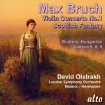 David Oistrach - Bruch Violin Concerto No.1 Scottish Fantasy Brahms - Hungarian Dances 5,8,9 CD – Hledejceny.cz