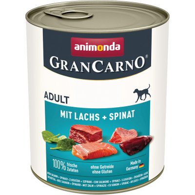 Animonda GranCarno Original Adult hovězí a losos & špenát 6 x 0,8 kg – Zboží Mobilmania