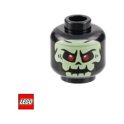LEGO® 3626pb3200 Hlava potištěná, Bone Knight / NINJAGO – Zboží Dáma