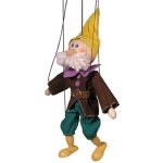 Mašek umělecká výroba Loutka dřevěná Trpaslík 2 20 cm – Zboží Dáma