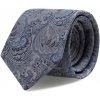 Kravata Brinkleys Slim kravata s kapesníčkem modro-stříbrná B224-3-SET1
