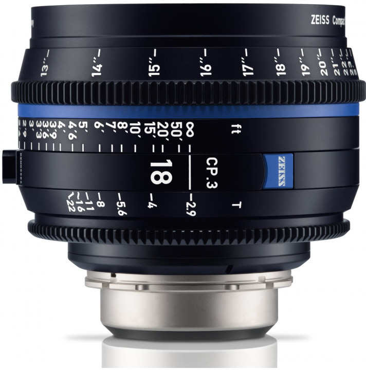 ZEISS Compact Prime CP.3 18mm T2.9 Distagon T* PL-mount