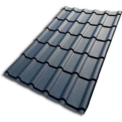 Blachotrapez Diament Eco Plus 0,5 x 1200 x 1900 mm Pladur Wrinkle MAT TK antracit 1 ks – Zboží Mobilmania