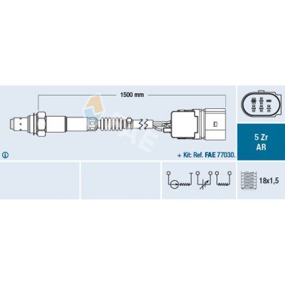 FAE Lambda sonda 75351