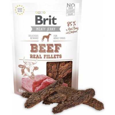 Brit Jerky Beef Fillets 80 g – Zboží Mobilmania