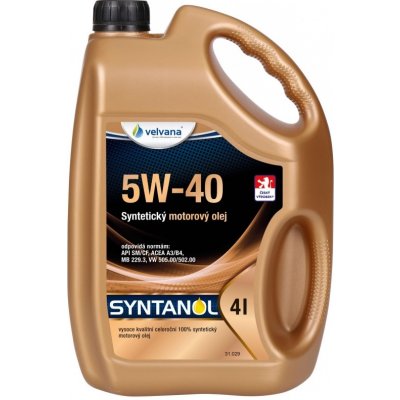 Velvana Syntanol 5W-40 4 l – Sleviste.cz