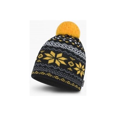 Sabfil Star čepice s norským vzorem žlutá