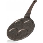 Banquet na 4 lívance s nepřilnavým povrchem Granite Dark Brown 26 cm – Zbozi.Blesk.cz