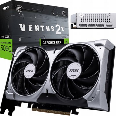 MSI GeForce RTX 5060 8G VENTUS 2X OC – Zboží Živě