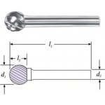 SGS 29042 (SD-6MNF) - Fréza technická SD-6MNF kulová pr. 16x14mm, stopka 6mm – Zboží Dáma
