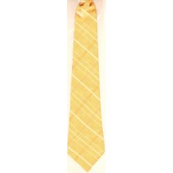 Chlapecká kravata střední žlutá
