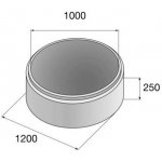 Skruž betonová 100/25cm – Zboží Dáma