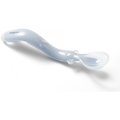 BabyOno Silikonová lžička měkká malá modrá – Zboží Mobilmania