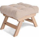 MarLiving Taburet BREEZIO 01 55 cm z masivu/krémový – Zboží Dáma