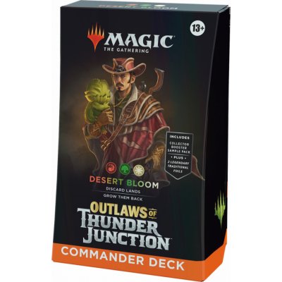Wizards of the Coast Magic The Gathering Outlaws of Thunder Junction Desert Bloom Commander Deck – Zboží Mobilmania