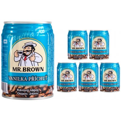 Mr.Brown Vanilla 6 x 240 ml – Sleviste.cz