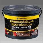 Den Braven Gumoasfaltová hydroizolace DenBit DISPER DN, kbelík 10 kg, černá – Hledejceny.cz