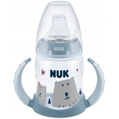 Nuk lahvička Hello Adventure s úchyty modrá 150 ml