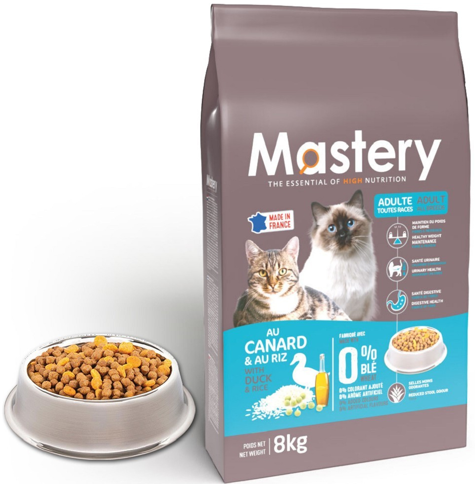 Mastery Cat Ad.with duck 8 kg