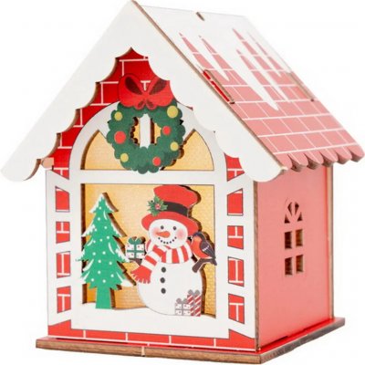 FANDY Ozdoba dřevěná Color Christmas 01 – Hledejceny.cz