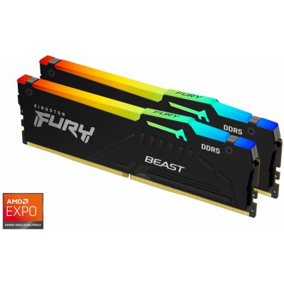 Kingston Fury Beast DDR5 32GB 5600Mhz (2x16GB) KF556C36BBEK2-32 – Zboží Živě
