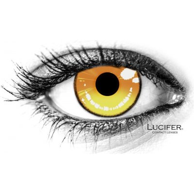 Lucifer Crazy čočky - nedioptrické - ANIME2 YELLOW 2 čočky – Sleviste.cz