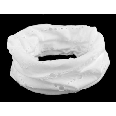 šátek multifunkční elastický 11 bílá – Zboží Mobilmania