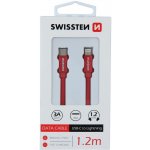 Swissten 71525206 USB-C / Apple Lightning, datový, 1,2m, červený – Zboží Živě